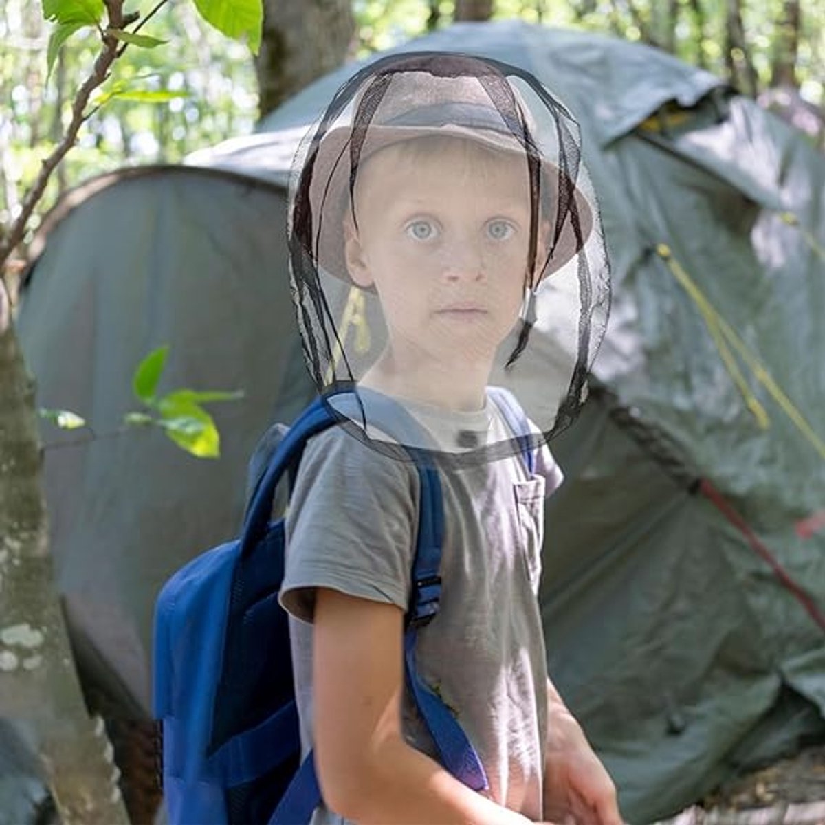 Pieces - Head Net - Anti-mosquito head net - Face protection - Bee hat - Anti-mosquito head net - Beekeeper's V1188-MS101-02220-1