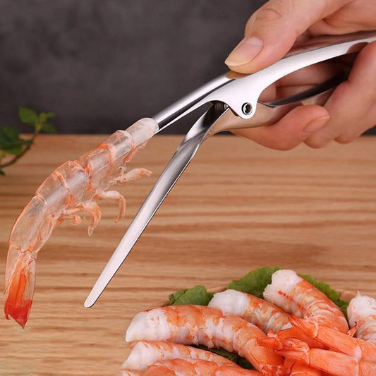 Kitchen tongs - Portable kitchen tongs - Professional grill tongs - High-quality barbecue tongs - Shrimp V1188-MS101-02225-1