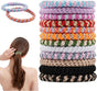 Allecto Plus - Pack of 12 elastic hair ties in various colors, suitable for different hairstyles V1188-MS101-02229-1