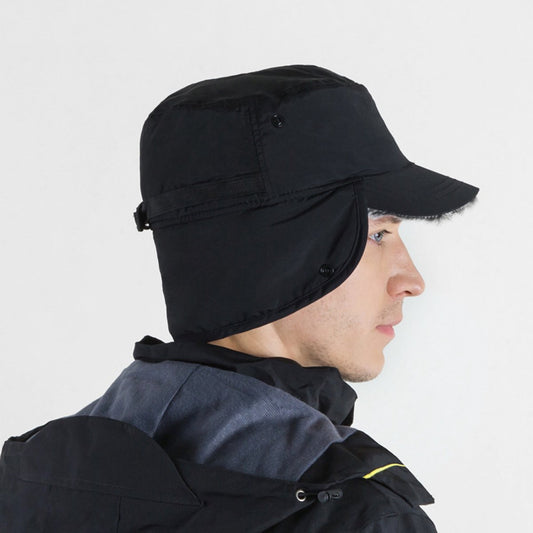 Beanie - Winter hat - Men's winter hat - Winter ear flap hat - with visor - with ear flaps - Ski hat - Cold V1188-MS101-02253-1