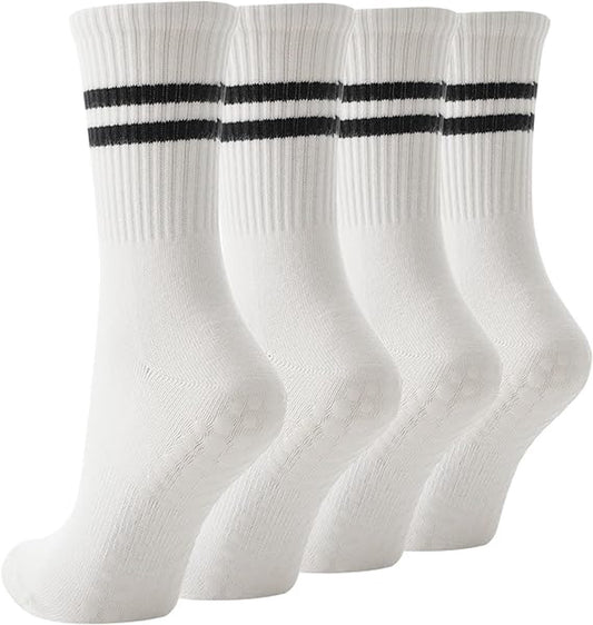 pairs - Socks - Women's high Pilates non-slip socks - Yoga Pilates Socks with Grip - Non-slip Cotton Socks - V1188-MS101-02254-1