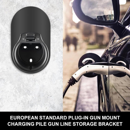 Charger Holder - Type 2 Charger - Wall Mount Cable Holder - Cable Organizer for Electric Cars - Bracket for V1188-MS101-02255-1