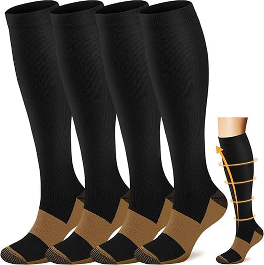 Pairs of Compression Socks for Men and Women - Running Socks - Support Socks - Compression Socks - Best V1188-MS101-02262-1