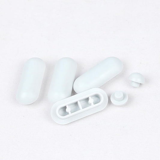 12 pieces - toilet seat bumper pads kit - bidet lid attachment - push-in replacement buffer spacer - V1188-MS101-02264-1