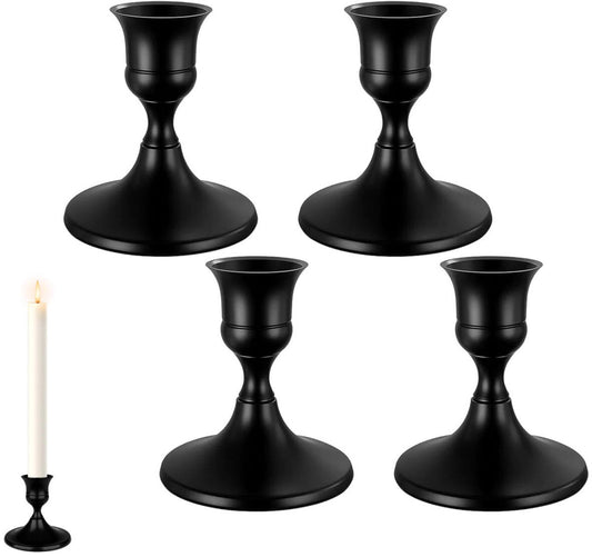 4 pieces - Candle holder - Candlestick - Candle holder - Decorative Candle Stands - metal candle holders - V1188-MS101-02267-1
