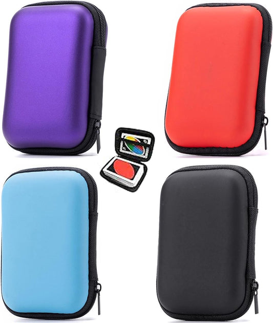 4 pieces - playing card sleeves - card box - Headphone bag - Data cable storage box - 11.5*8*4 cm - EVA V1188-MS101-02268-1