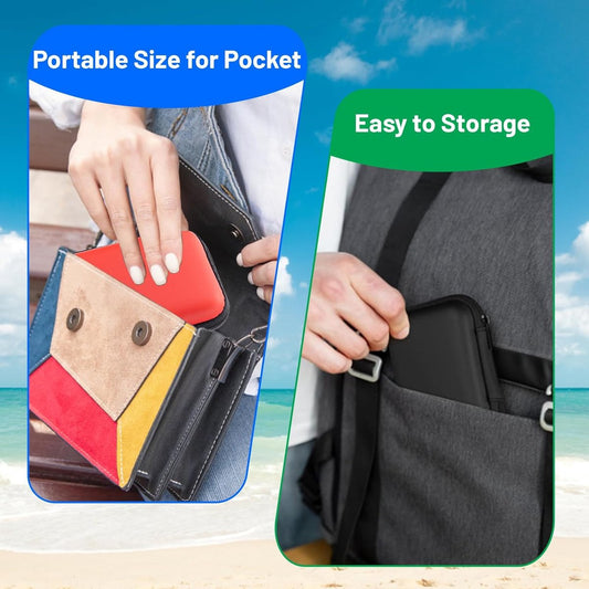 4 pieces - playing card sleeves - card box - Headphone bag - Data cable storage box - 11.5*8*4 cm - EVA V1188-MS101-02268-1