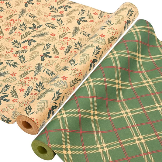 Wrapping paper - Christmas wrapping paper - Christmas gift paper - Wrapping paper with figures - 43 x 300cm - V1188-MS101-02279-1