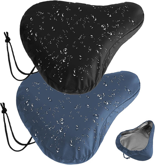 2 pieces - Bicycle Saddle Cover - Bicycle Saddle Cover - Waterproof Saddle Cover - Cover for Bicycle Saddle - V1188-MS101-02285-1