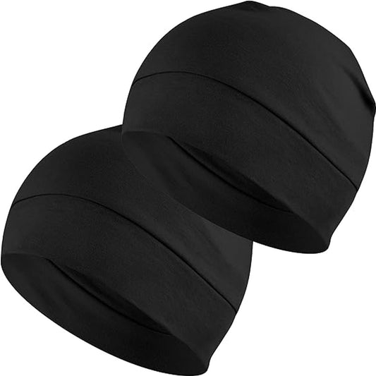 pieces - Beanie - Sleep cap - Running cap - Cycling cap - Helmet cap - for men and women - lightweight cotton V1188-MS101-02286-1