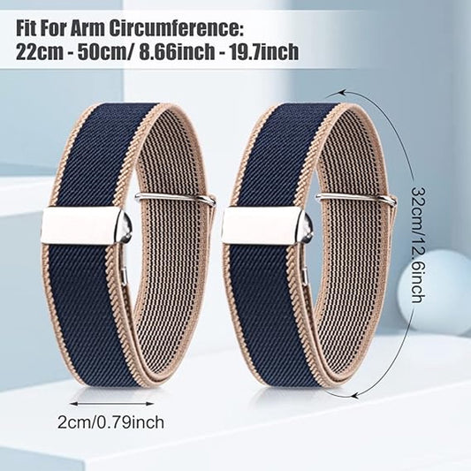 Sleeve Holder - 8 Pairs - Sleeve Holder - Sleeve Holders for Women and Men - Classic - Elastic - Women and V1188-MS101-02288-1