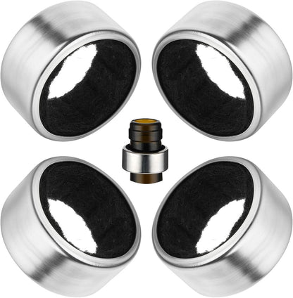 pieces - Wine Drip Ring - Stainless Steel Wine Ring with Drip Catcher - wine drip ring - Drip ring - drip V1188-MS101-02290-1