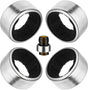pieces - Wine Drip Ring - Stainless Steel Wine Ring with Drip Catcher - wine drip ring - Drip ring - drip V1188-MS101-02290-1