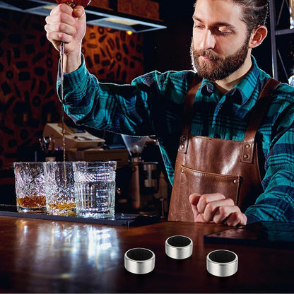 pieces - Wine Drip Ring - Stainless Steel Wine Ring with Drip Catcher - wine drip ring - Drip ring - drip V1188-MS101-02290-1