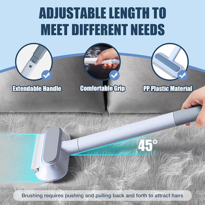Pet Hair Remover 4 in 1 - 45x18cm - Reusable - Long handle V1188-MS101-02295-1