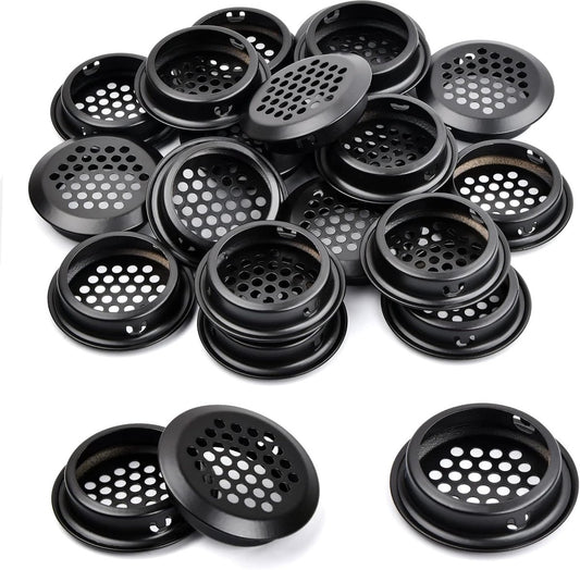 20 pieces - ventilation grilles - 35 mm - stainless steel ventilation openings - stainless steel ventilation V1188-MS101-02297-1