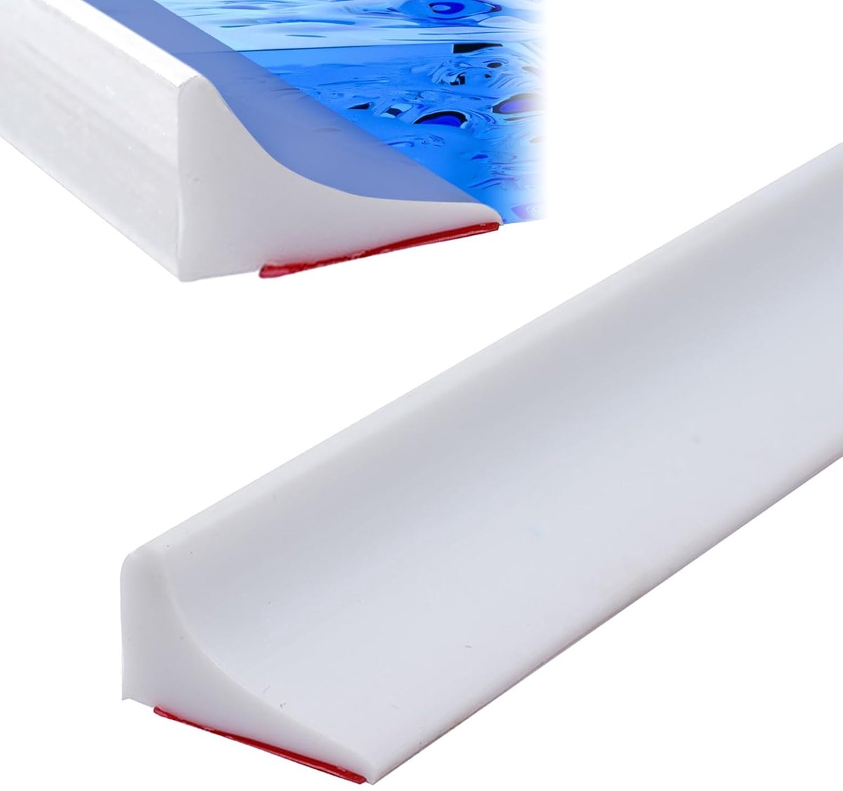 Silicone water stopper - Shower water blocker - 200 cm - White V1188-MS101-02300-1