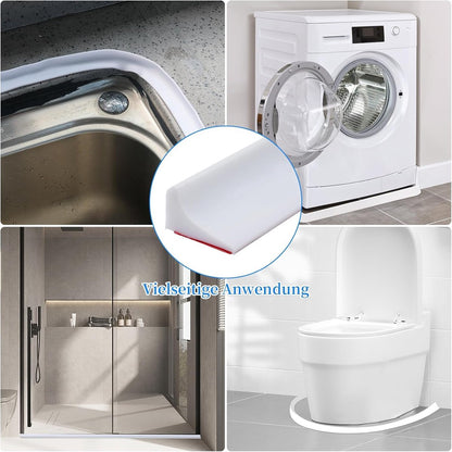 Silicone water stopper - Shower water blocker - 200 cm - White V1188-MS101-02300-1