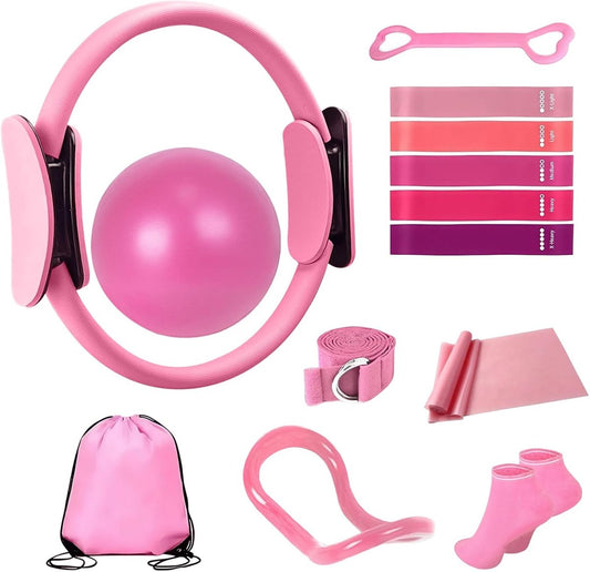 13-Piece Pilates Equipment Set for Women - Yoga & Fitness Set - Home Pilates Training Set - Home Gym Set - V1188-MS101-02309-1