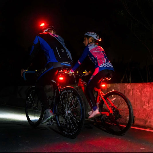 2-Piece Bicycle Light - Bicycle Rear Light - Bicycle Rear Lights - Front Light & Rear Light - USB V1188-MS101-02321-1