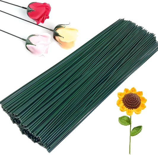 50 pieces - Floral wire - 30 cm * 2 mm - Flower stem - Flower arranging tools - Flexible floral wire stems - V1188-MS101-02330-1