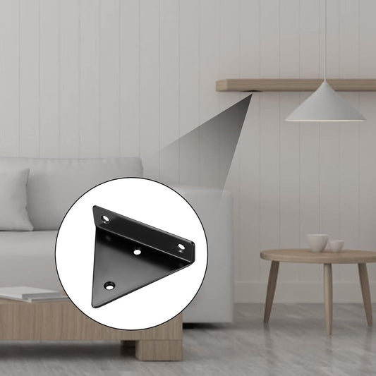 4 pieces - Shelf brackets - 10*8 cm - Wall-mounted floating bracket - Concealed shelf bracket - metal shelf V1188-MS101-02348-1