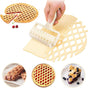 Dough cutter - Grid roller - Grid cutter - Grid cutter for rolling pins - Grid dough knife - roller cutter - V1188-MS101-02350-1
