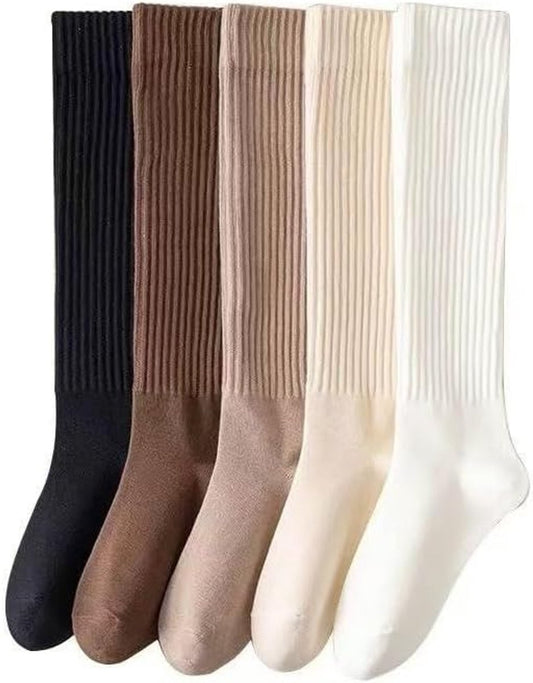 5 pairs - Knee socks - Sports socks - Women's socks - Ski socks - Fitness wear - Socks - Calf socks - Casual V1188-MS101-02352-1
