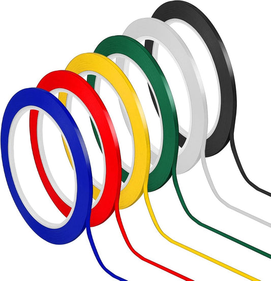 6 rolls - Self-adhesive Marking Tape - whiteboard tape - grid marking tape - multi-color board tape - V1188-MS101-02355-1