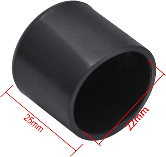 20 pieces - Chair Leg Caps - 22*22*25mm - furniture leg covers - Round rubber furniture leg protectors - V1188-MS101-02366-1