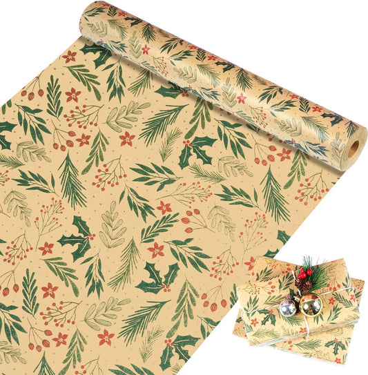 Wrapping paper - Christmas wrapping paper - Christmas gift paper - Wrapping paper with figures - 43 x 300cm - V1188-MS101-02379-1
