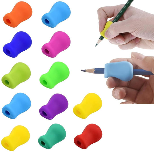 12 pieces Pencil grip - Pencil grip - Soft Grip - Pen grip aid - Pencil grips - Pencil grip - Writing aid - V1188-MS101-02382-1