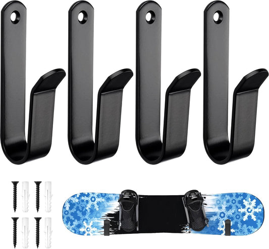 pieces - Skateboard wall mount - snowboard wall mount - snowboard wall mounting clips - horizontal snowboard V1188-MS101-02405-1