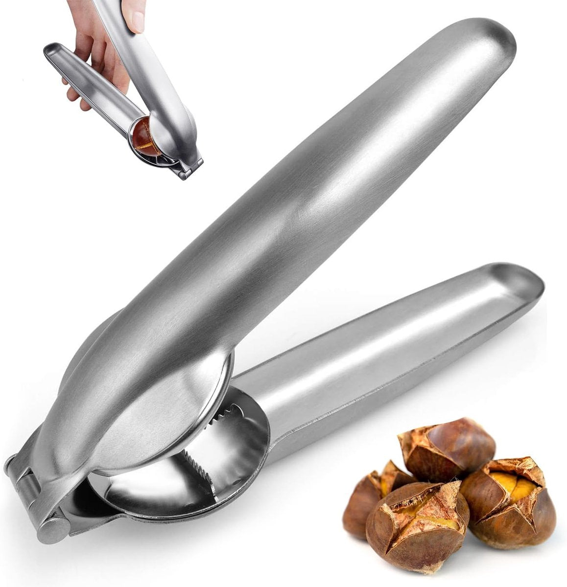 Chestnut opener - Nutcracker - Chestnut clip - Dried fruit opener - chestnut tongs - chestnut cutter - V1188-MS101-02416-1