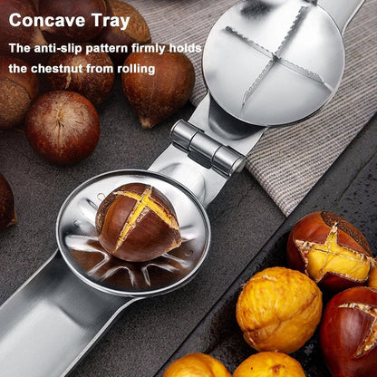 Chestnut opener - Nutcracker - Chestnut clip - Dried fruit opener - chestnut tongs - chestnut cutter - V1188-MS101-02416-1