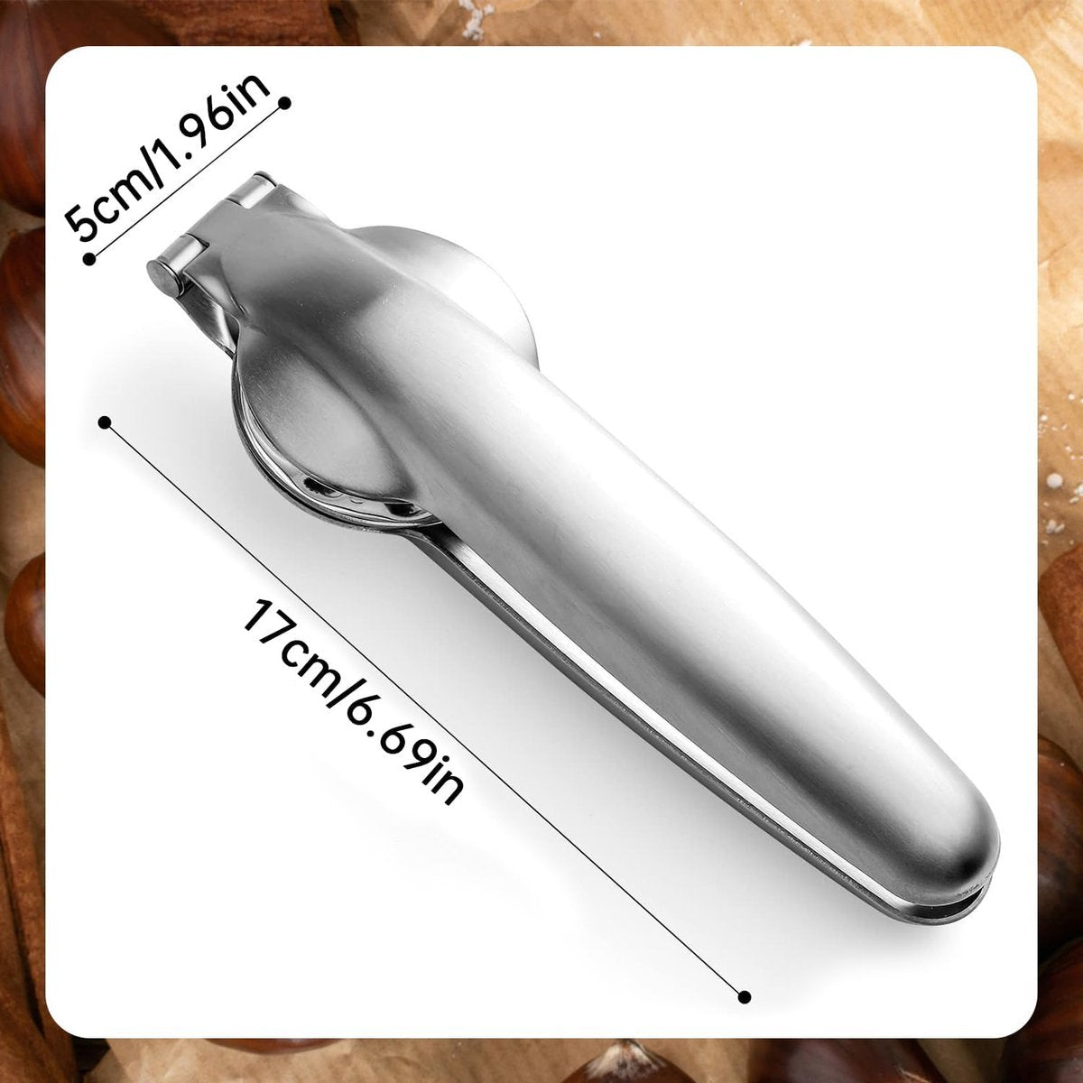 Chestnut opener - Nutcracker - Chestnut clip - Dried fruit opener - chestnut tongs - chestnut cutter - V1188-MS101-02416-1