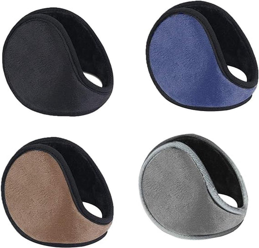 Soft Ear Warmers - 4 Pieces - Men's Ear Warmers - Self-Clapping Ear Warmers - Earmuffs - Ear Muffs - Headband V1188-MS101-02417-1