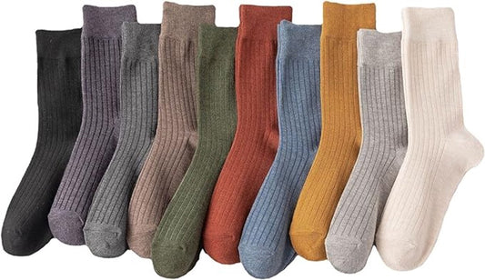 Socks - 10 Pairs Women's Socks - Women's Socks Value Bundle Size 36/40 - socks - stockings - Women's Socks V1188-MS101-02418-1
