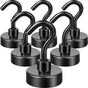 magnetic hook - 6 pieces for more than 5 kg - super strong pulling force - magnet with hook - heavy-duty V1188-MS101-02425-1