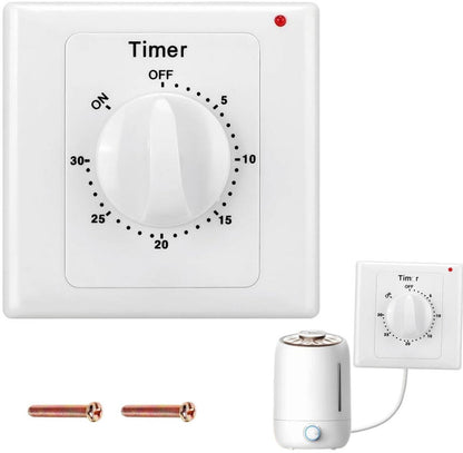 Countdown Switch - 30 minutes - Countdown timer switch - Mechanical countdown timer socket - time switch - V1188-MS101-02426-1