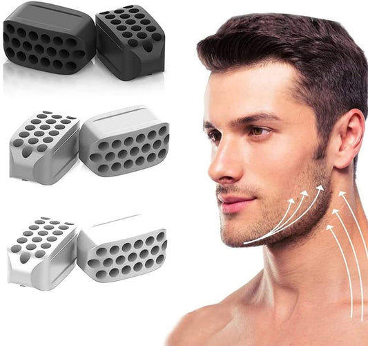 Jaw Trainer - 6 Piece Jawline Trainer - Jaw Training Balls - Jawline Trainer - Jaw Muscle Trainer - Face V1188-MS101-02430-1