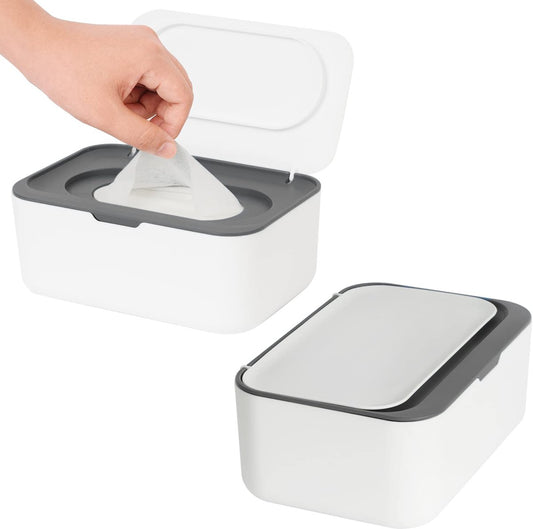 Wet wipes dispenser - 2 Pieces - Wipe box - Wet Toilet Paper Holder - Wet wipes storage box - Wipes Dispenser V1188-MS101-02437-1