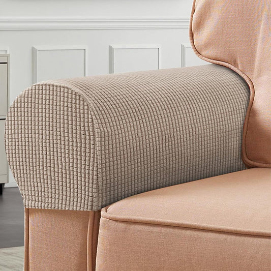 4 Pieces - Armrest Protection Covers - Protective Cover - Elastic Sofa Cover - Sofa Armrest Cover - Gloves V1188-MS101-02439-1