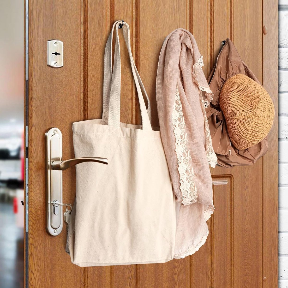 magnetic hook - 15 pieces for more than 5 kg - super strong pulling force - magnet with hook - heavy-duty V1188-MS101-02440-1