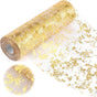 Table Runner - 28*275 cm - Gold Table Runner - Gold Foil Table Runner - Tablecloth - Polyester Table Runner - V1188-MS101-02447-1