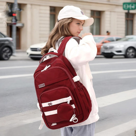 Waterproof backpack for girls - Girl Backpack - School backpack - lightweight school bag - School bag - Girls V1188-MS101-02448-1