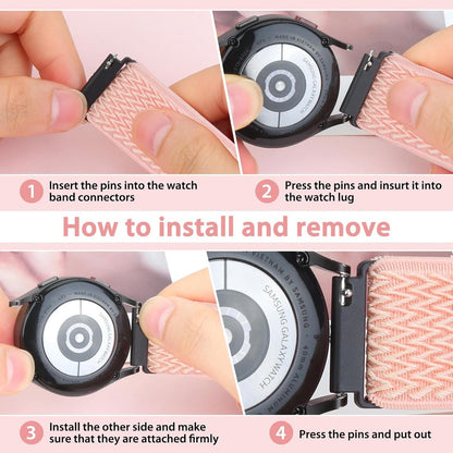 Watch Strap - 3 Pieces - Watch Strap - 20mm Watch Strap - Adjustable - Watch Strap - Replacement Strap for V1188-MS101-02461-1
