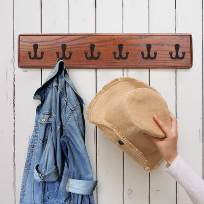 6 pieces - 54*49mm - Hook - Clothes hook - Retro double coat hooks - Wall hook - Metal hook - Universal hooks V1188-MS101-02464-1