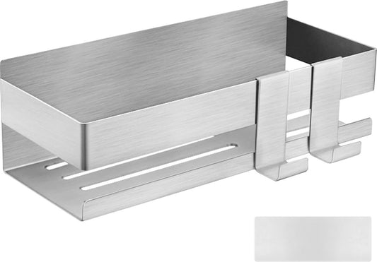 Stainless Steel Shower Rack - No Drilling Required - Wall Rack - Shower Rack - Shower Rack - Self-adhesive V1188-MS101-02466-1