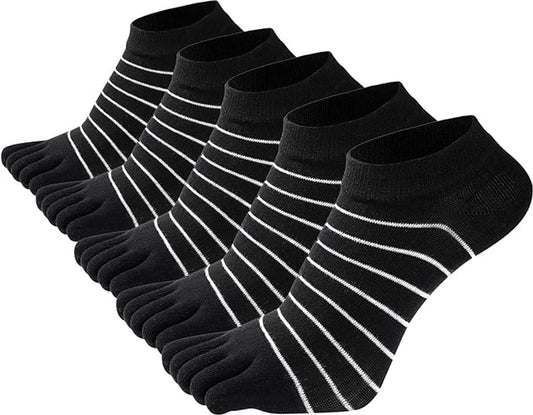 5 pairs - Toe socks - Toe socks - Yoga socks - cotton toe socks for women - Runner toe socks - Runner Toe V1188-MS101-02467-1